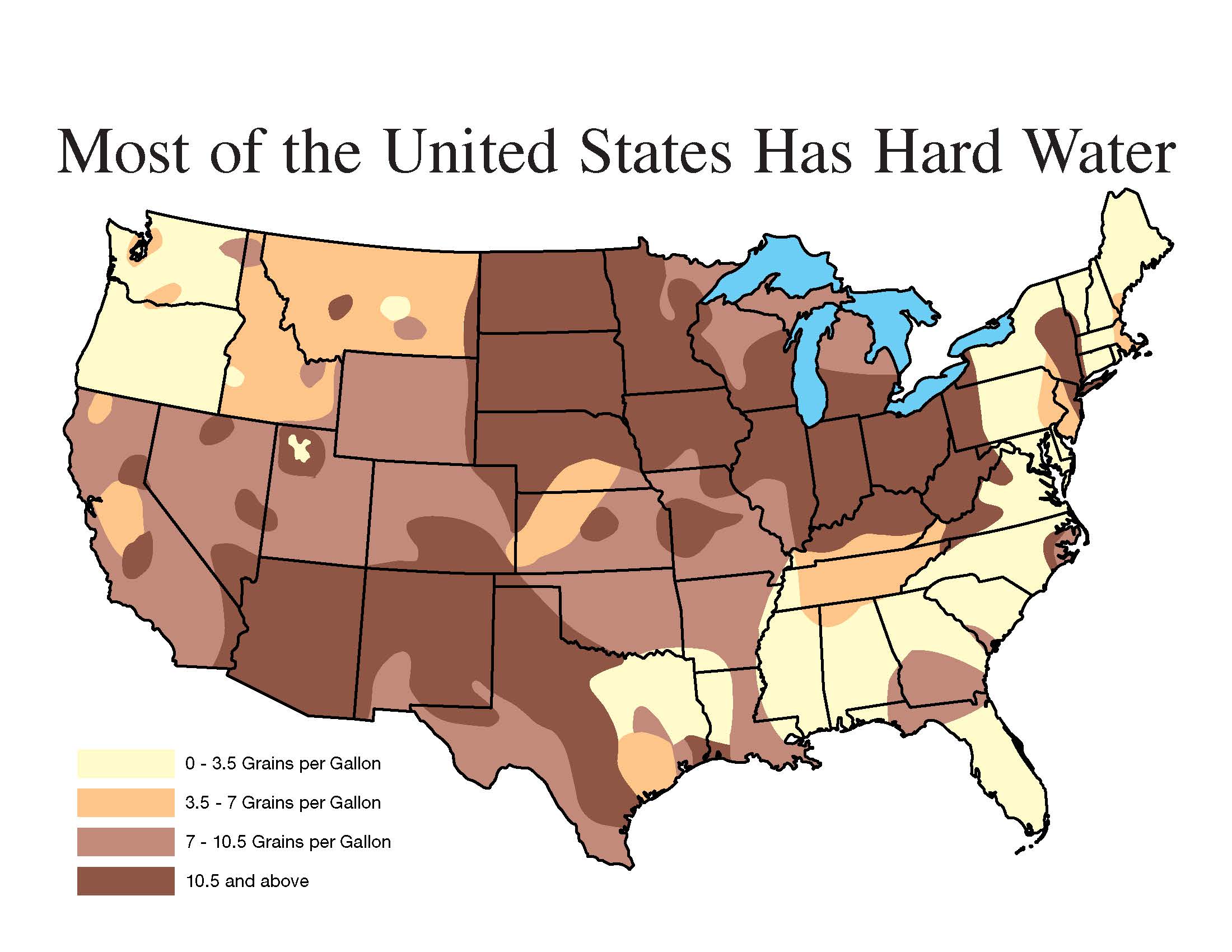 United States Water Hardness